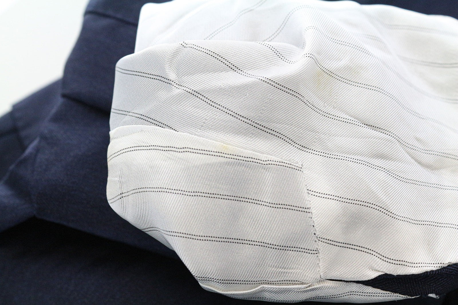 SUITSUPPLY Livorno Men's UK42L Blue Slim Herringbone Wool Blazer Classic Lined