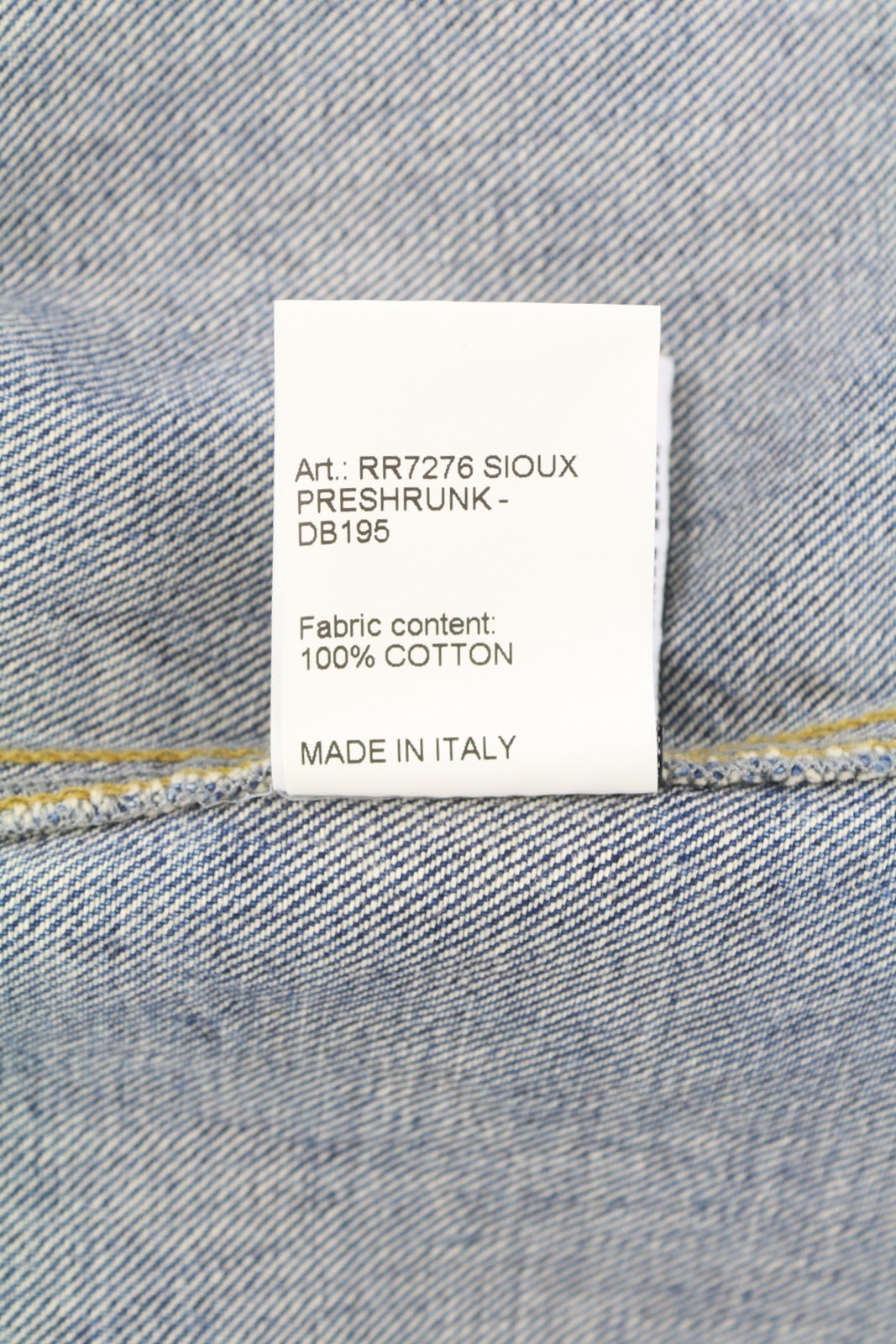 R13 Nico sunkvežimio tipo paltas moteriška suknelė M mėlyno džinso spalvos su išblukusiomis sagomis Kelly Tex RRP 899 € 