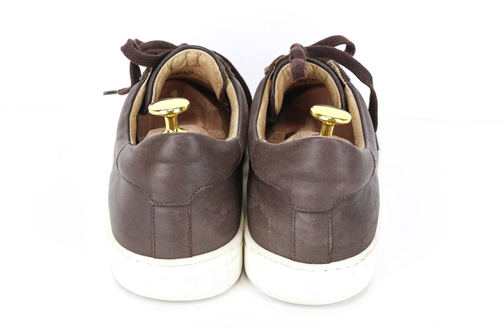 „SUITSUPPLY“ vyriški rudi odiniai žemapadžiai sportbačiai su raišteliais, dydis EU43 