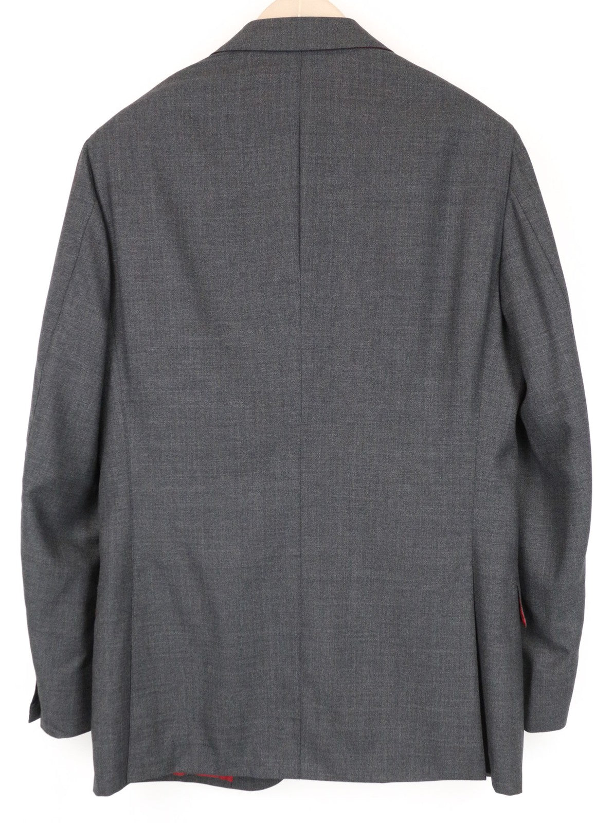 „SUITSUPPLY Sienna“ vyriškas pilkas melanžo vilnonis švarkas, UK38R, klasikinis, su pamušalu 