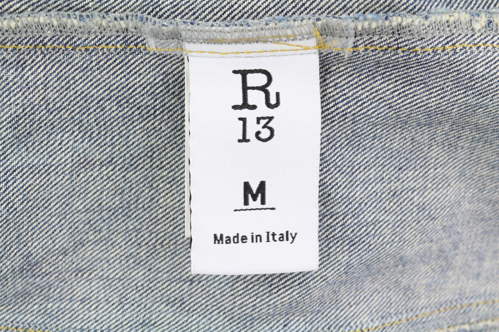 R13 Raglan Trucker Shirt Women Jacket M Kelly Tex Button-Up Faded Washed Denim