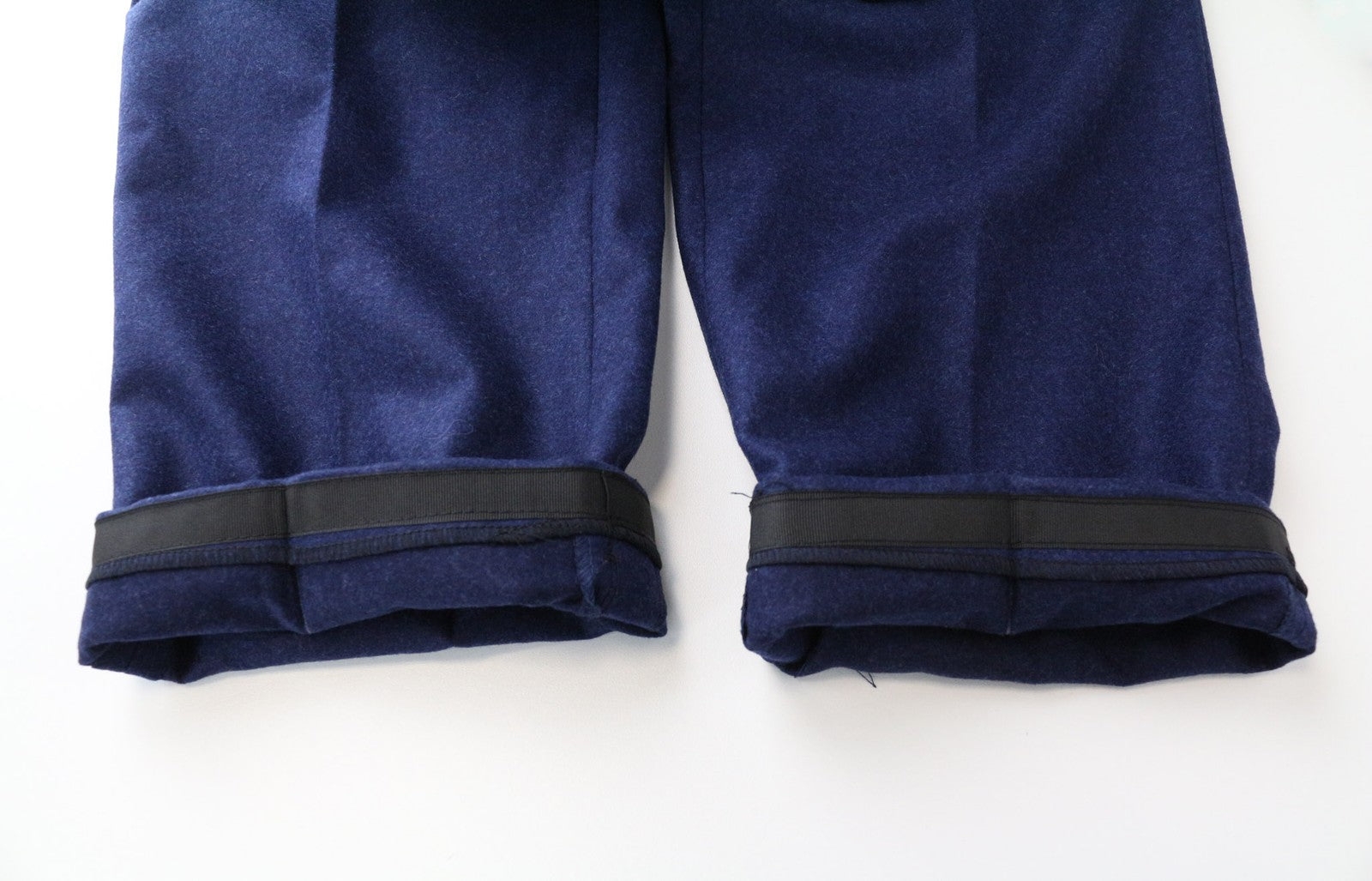 SUITSUPPLY Washington Men's UK40R Blue Wool Flannel Suit 2-Piece Extra Slim