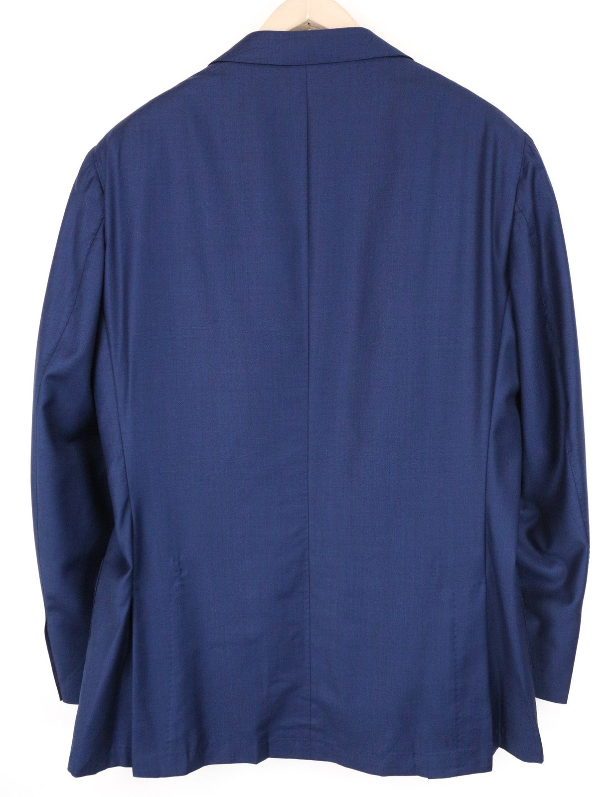 SUITSUPPLY Jort Men's UK46R Blue Sharkskin Wool Cashmere Blazer Slim Half-Lined