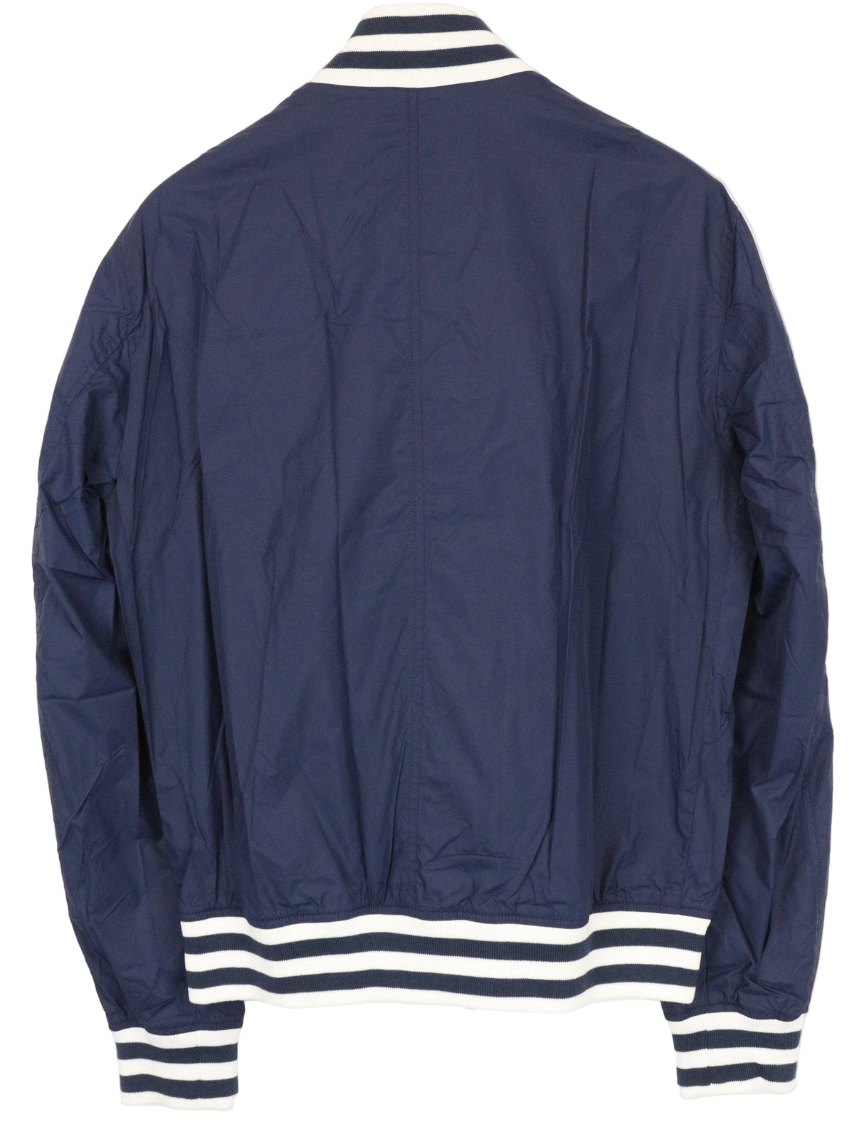 RICHMOND vyriška striukė 50 mėlyna balta lengva užtrauktuku ilgomis rankovėmis 