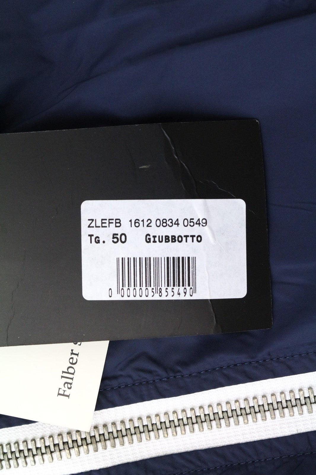 RICHMOND vyriška striukė 50 mėlyna balta lengva užtrauktuku ilgomis rankovėmis 