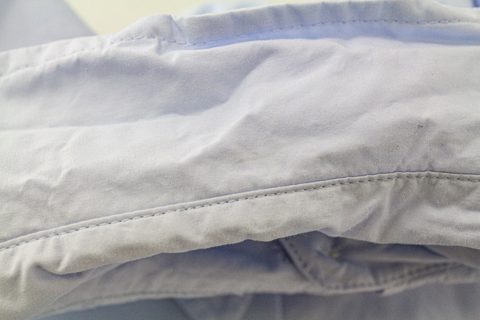 MAISON SCOTCH moteriški marškinėliai šviesiai mėlyni medvilniniai logotipai oficialios ilgomis rankovėmis M 