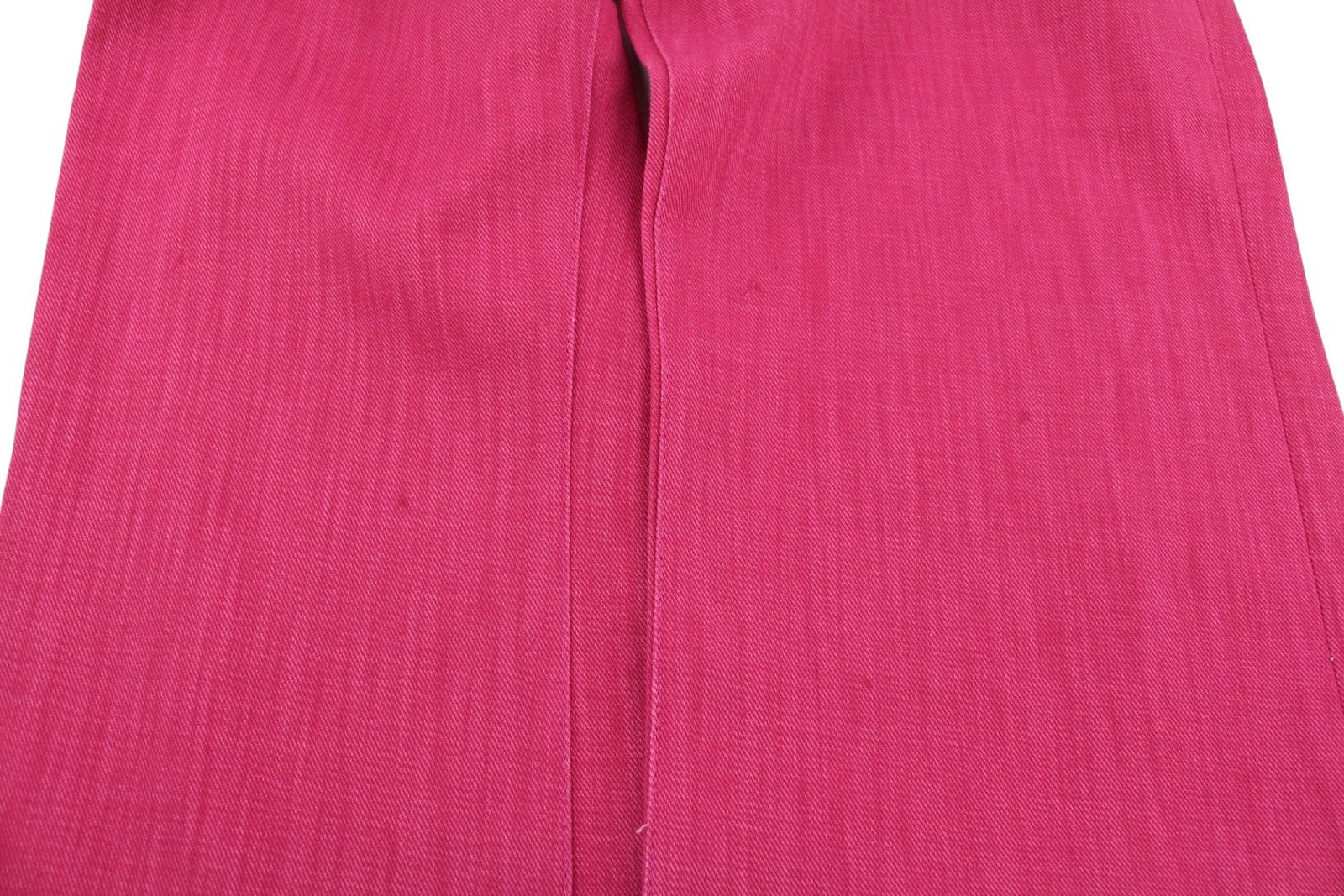 R13 Jane moteriški džinsai 27 ryškiai rožiniai išblukintos platėjančios klešnės aukštu juosmeniu užtrauktuku 