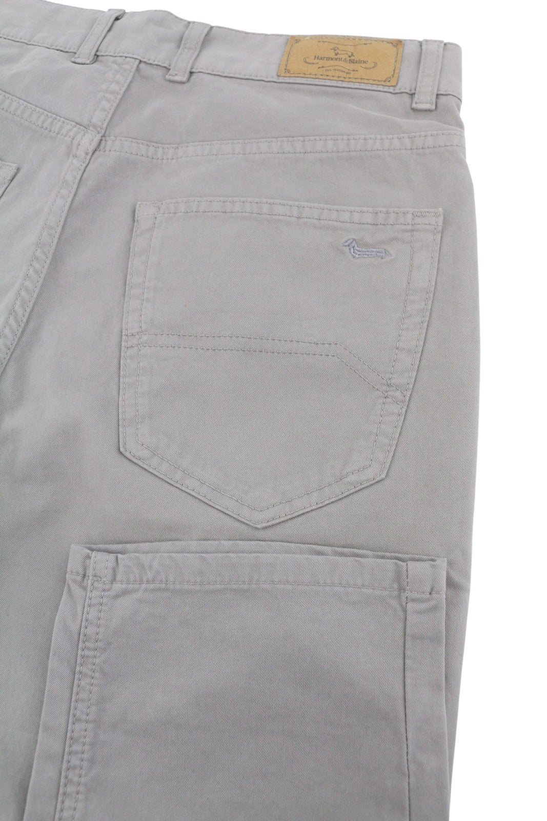 Grey Cotton Trousers