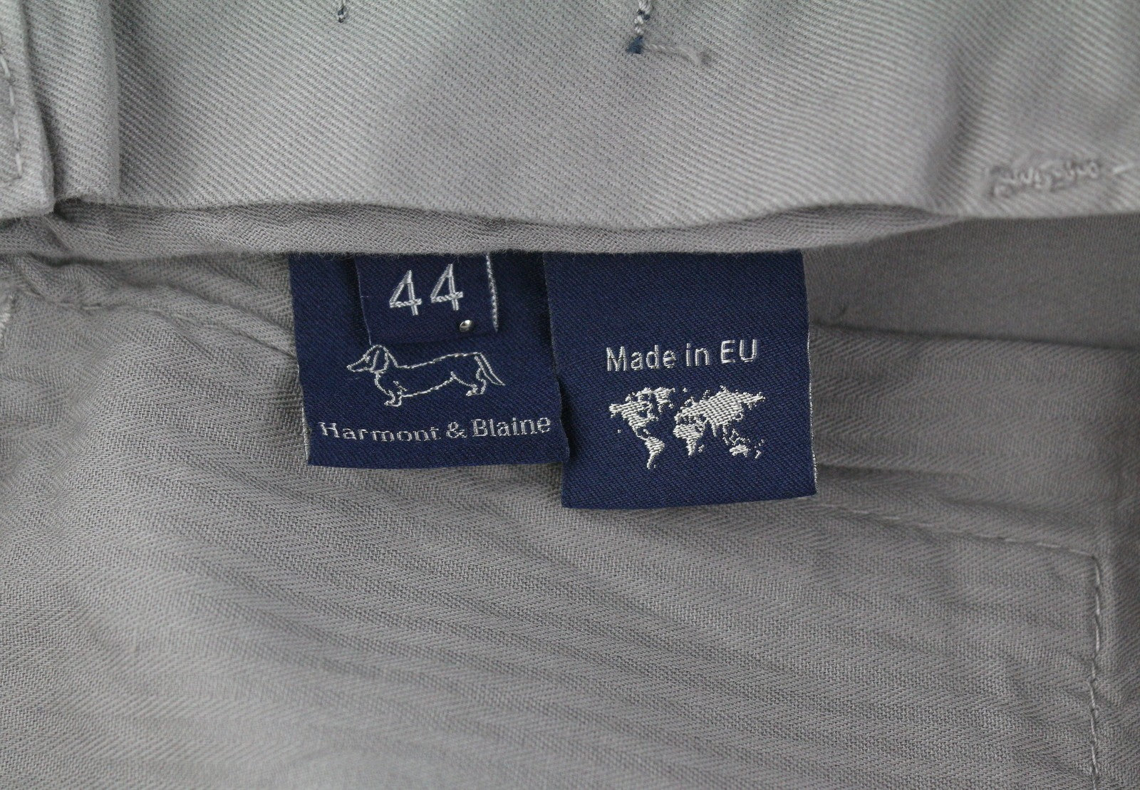 Grey Cotton Trousers