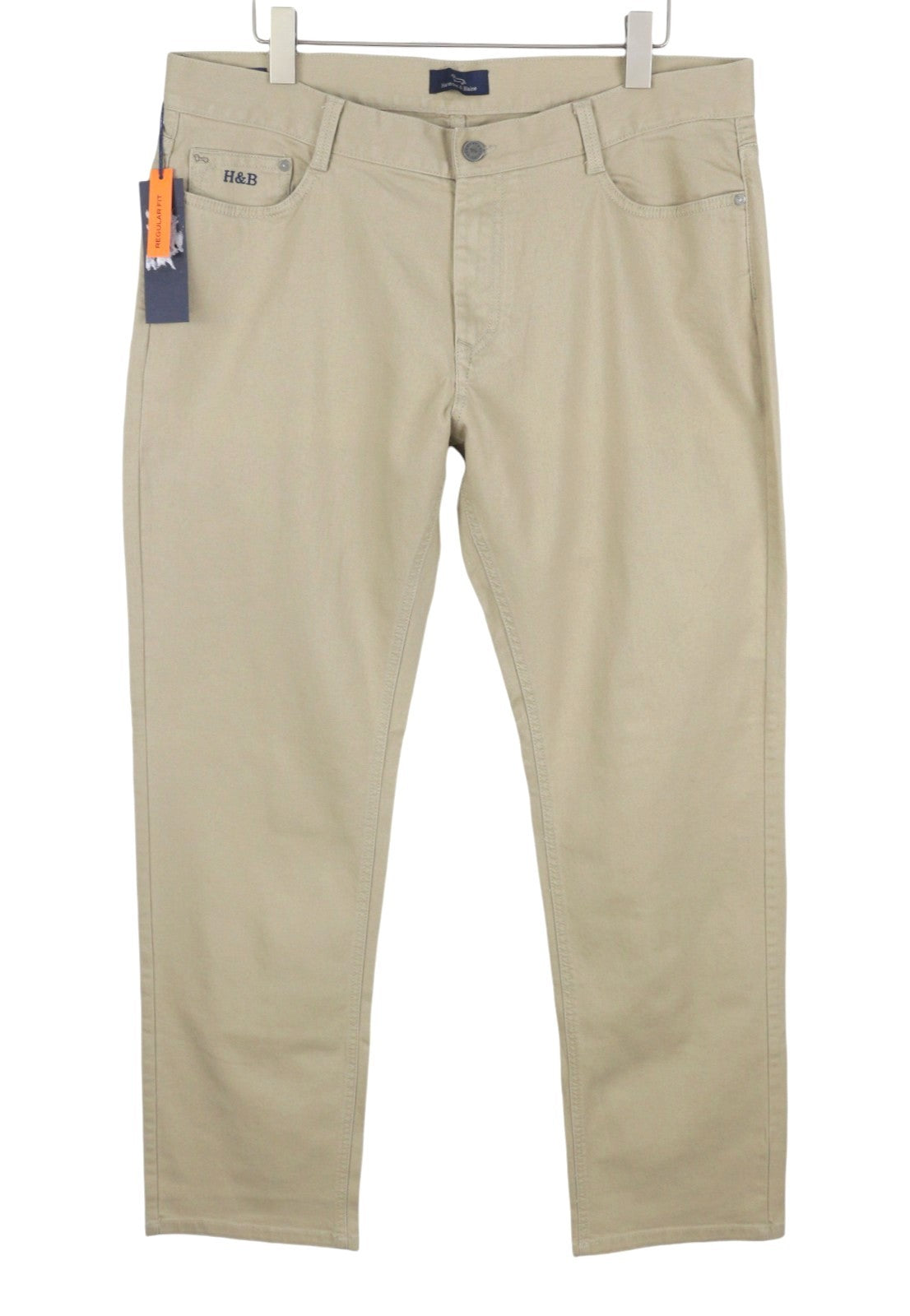 Beige Cotton Trousers