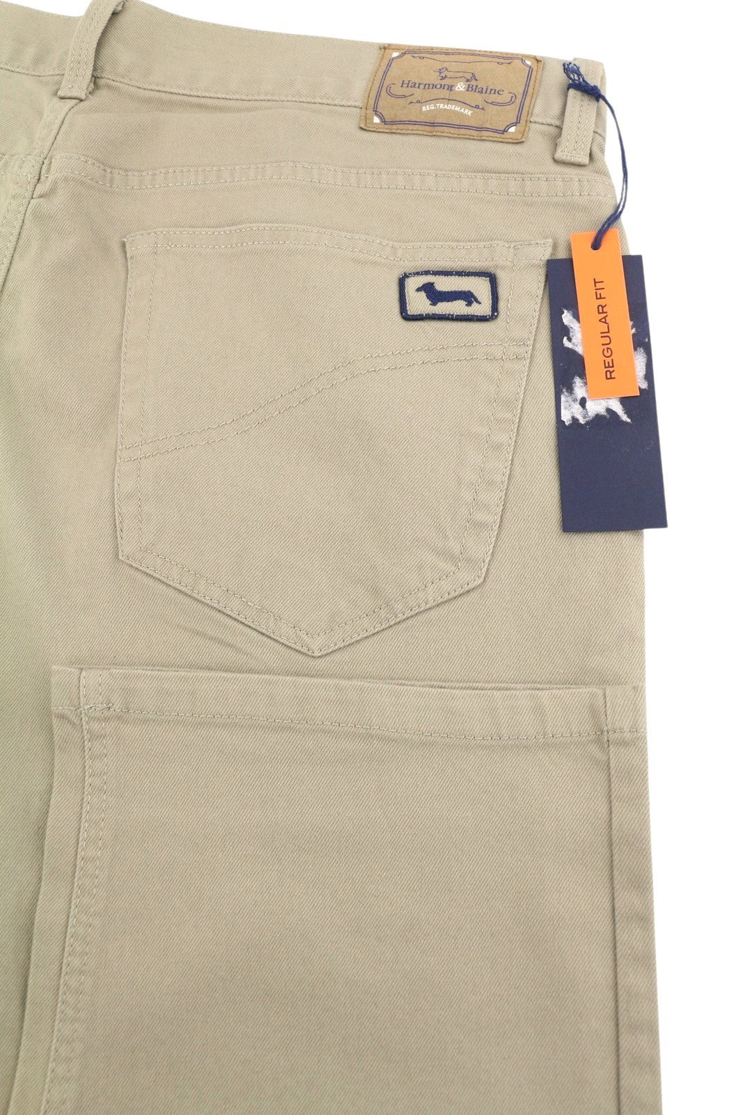 Beige Cotton Trousers