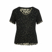 Black Cotton T-Shirt