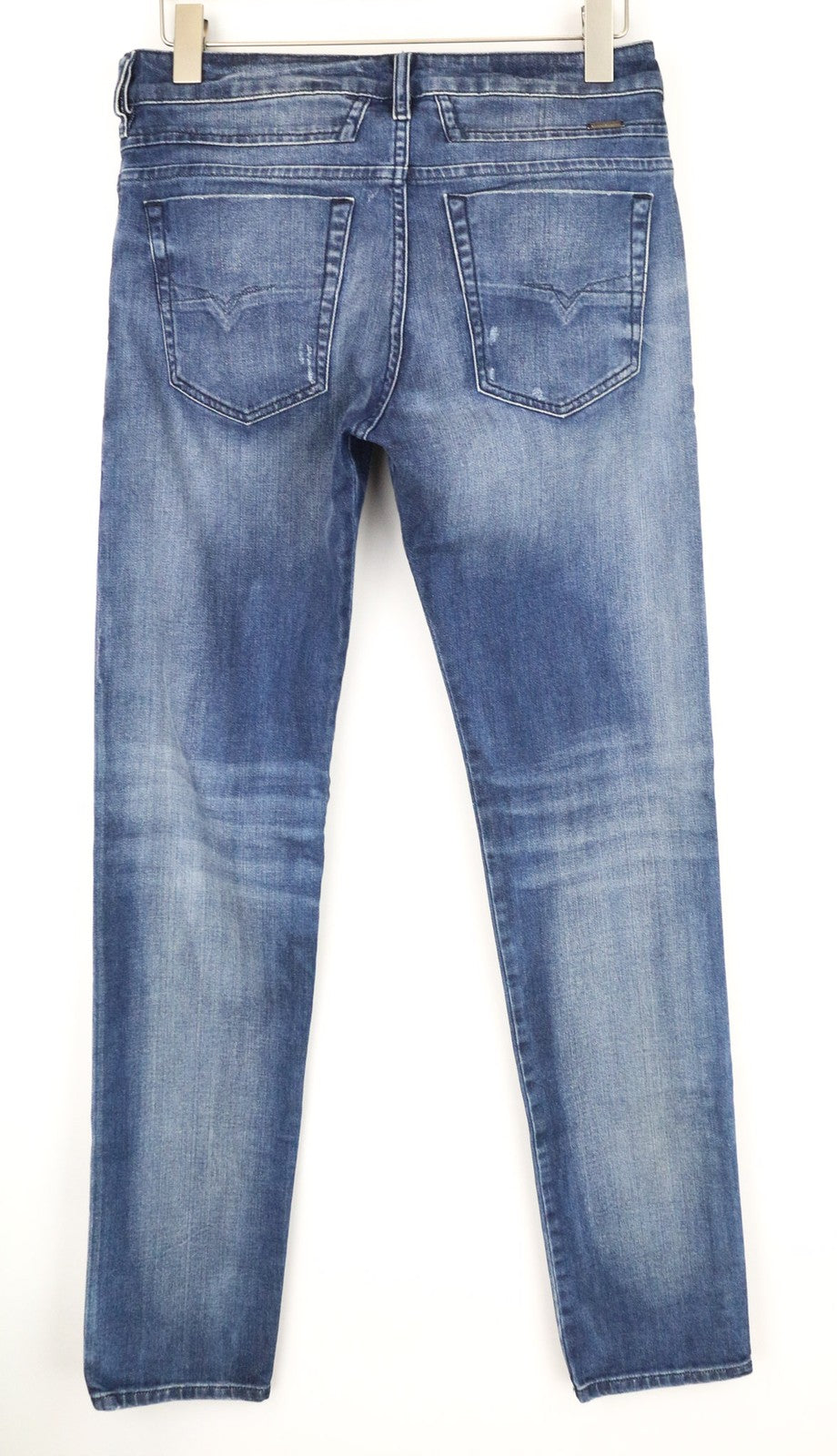 DIESEL D-Bazer 084DD Men's Jeans W29/L34 Distressed Blue Tapered Stretch Fit