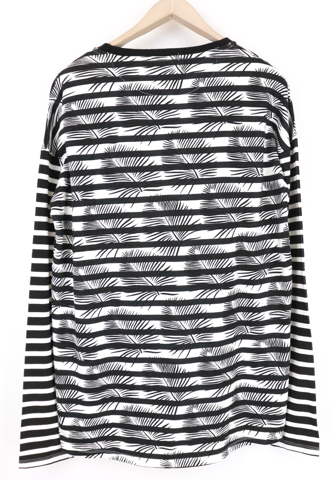 SCOTCH &amp; SODA Ams Couture vyriškas džemperis XL dydžio, baltos spalvos, raštuotas medvilninis megztinis 