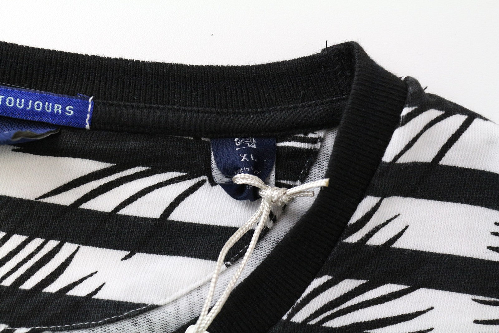 SCOTCH &amp; SODA Ams Couture vyriškas džemperis XL dydžio, baltos spalvos, raštuotas medvilninis megztinis 