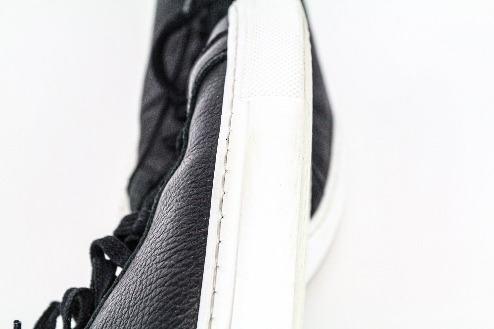 SUITSUPPLY vyriški sportbačiai, juodi, grūdėta oda, suvarstomi laisvalaikio bateliai, EU42 