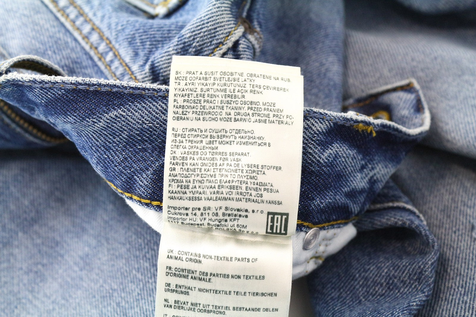 LEE Men's Jeans W31/L32 Blue Straight Loose Fit Non-Stretch Distressed Zipped