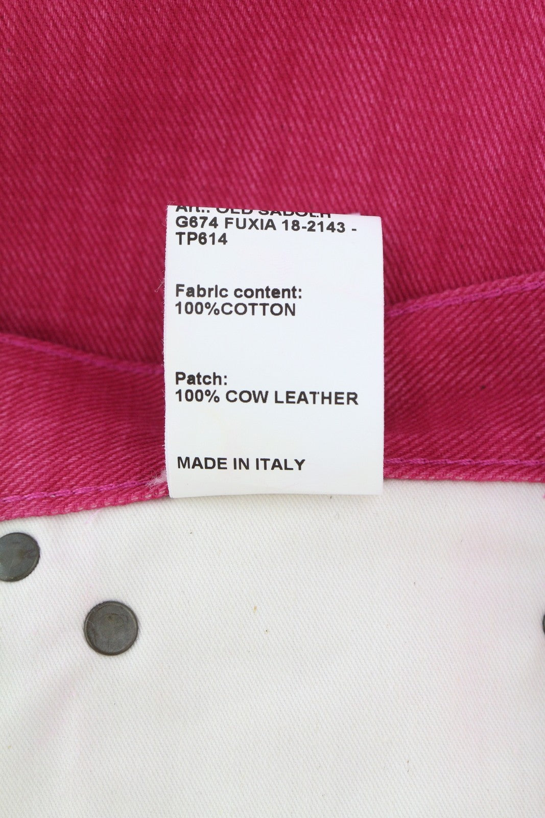 R13 Damon klostuoti moteriški džinsai 26 ryškiai rožiniai plačios kojos su užtrauktuku ir penkiomis kišenėmis 