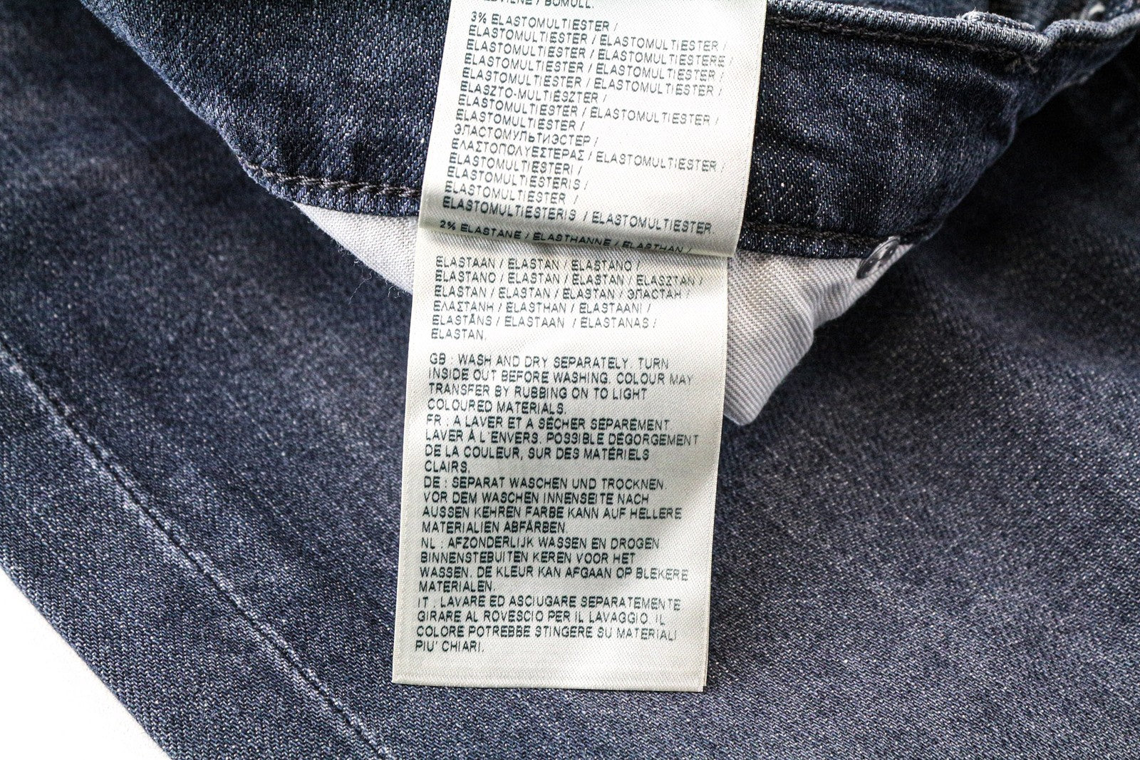 LEE Luke Men's Jeans W28/L32 Dark Blue Slim Tapered Stretch Fit Faded Zip Fly