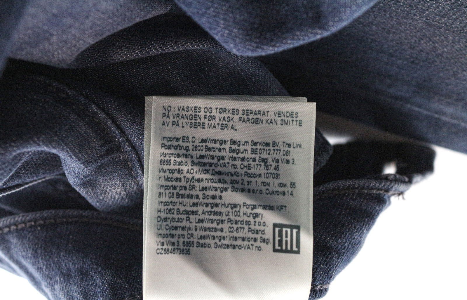 LEE Luke Men's Jeans W28/L32 Dark Blue Slim Tapered Stretch Fit Faded Zip Fly