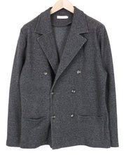 SUITSUPPLY vyriška striukė L, pilka, plona, ​​dvieilė, medvilninio mišinio, melanžo spalvos, be pamušalo 