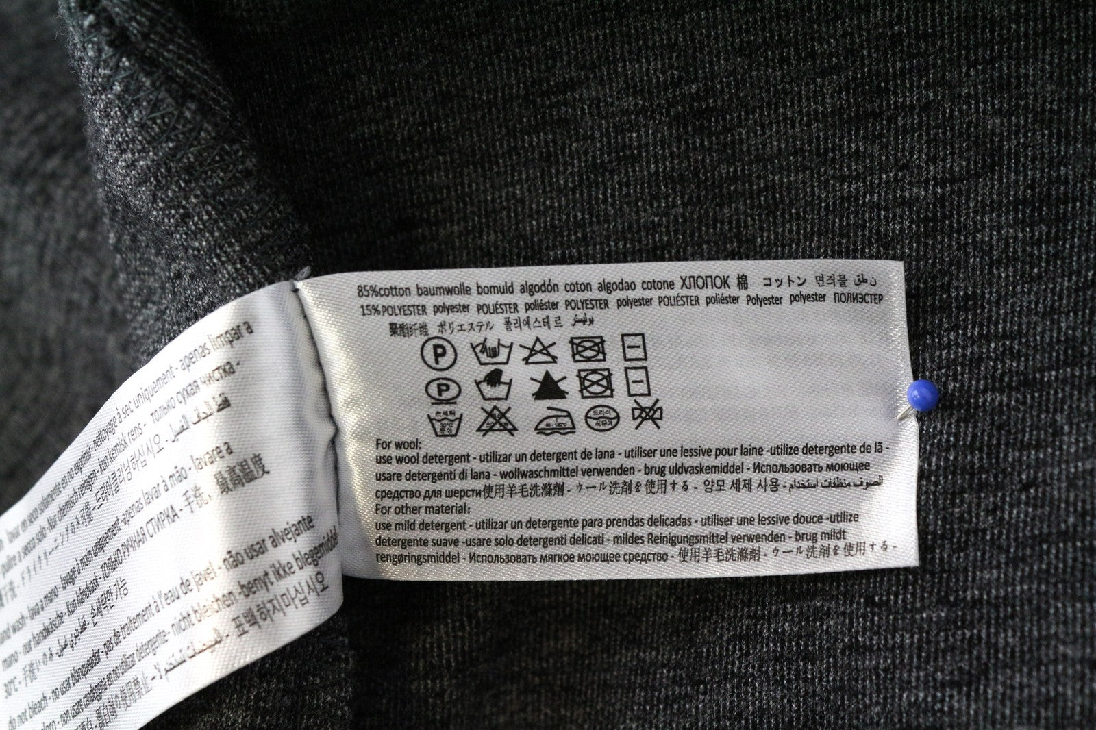 SUITSUPPLY vyriška striukė L, pilka, plona, ​​dvieilė, medvilninio mišinio, melanžo spalvos, be pamušalo 