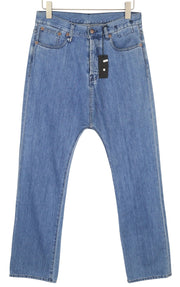 R13 Izzy Drop moteriški džinsai, 27 Tony Wash išblukęs sagų užsegimas, penkios kišenės su logotipu 