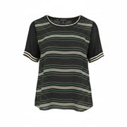 Black Polyester T-Shirt