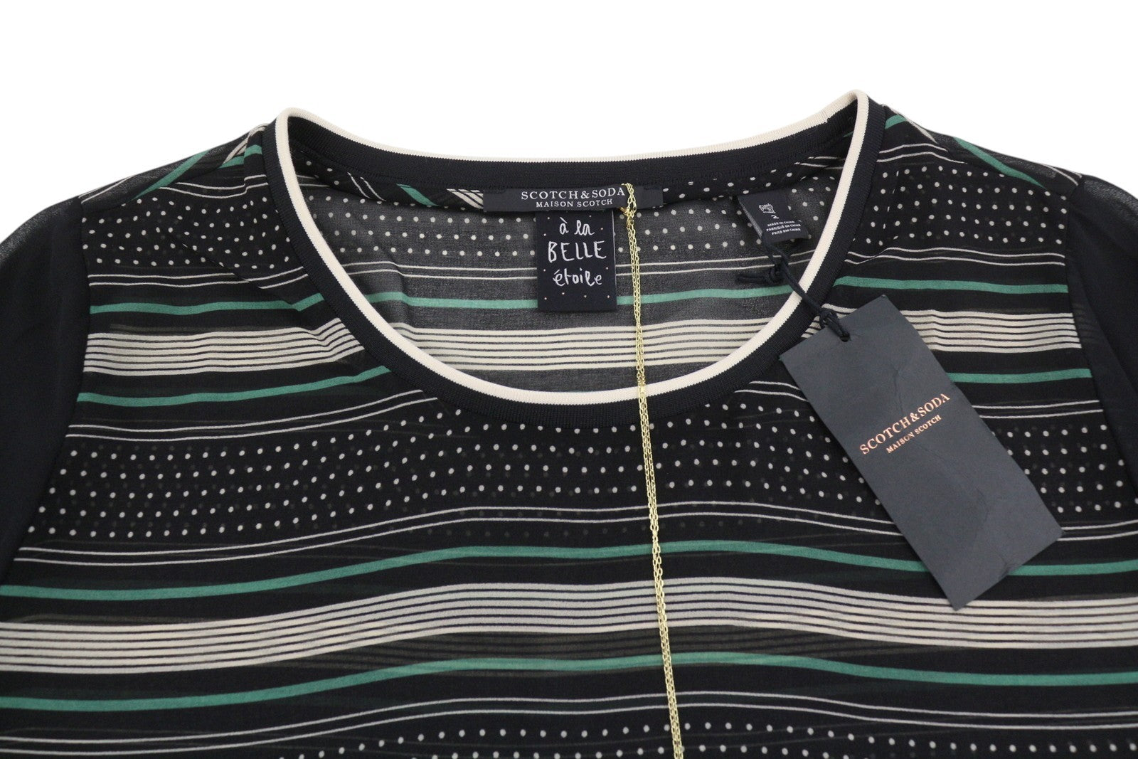 Black Polyester T-Shirt