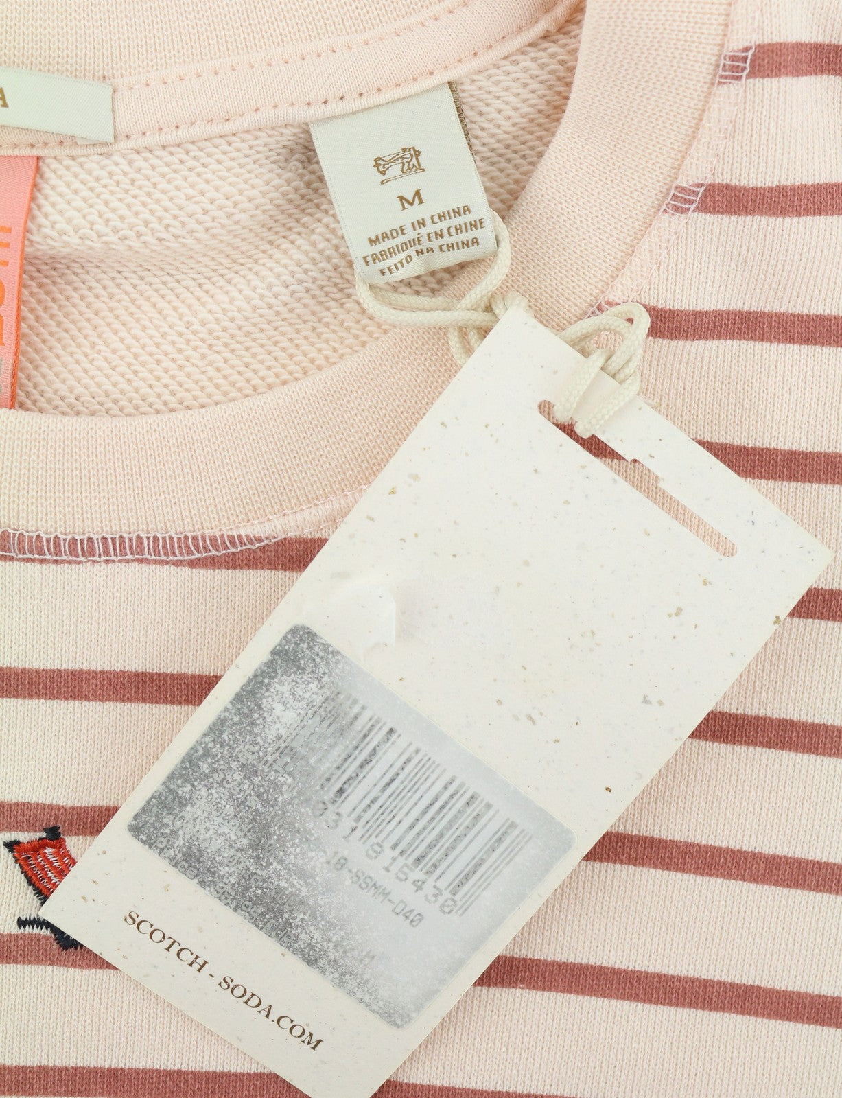 Pink Cotton Sweatshirt