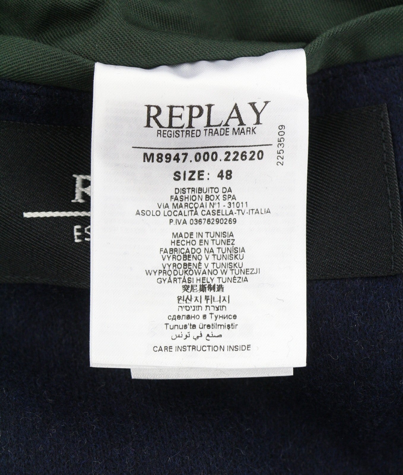 Blue Wool Coat