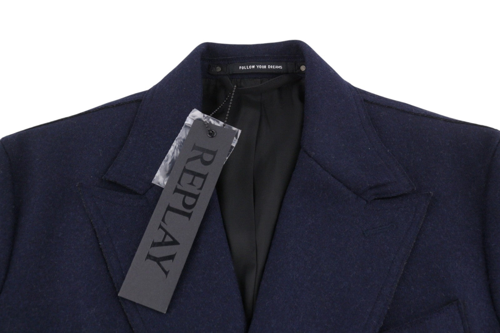 Blue Wool Coat