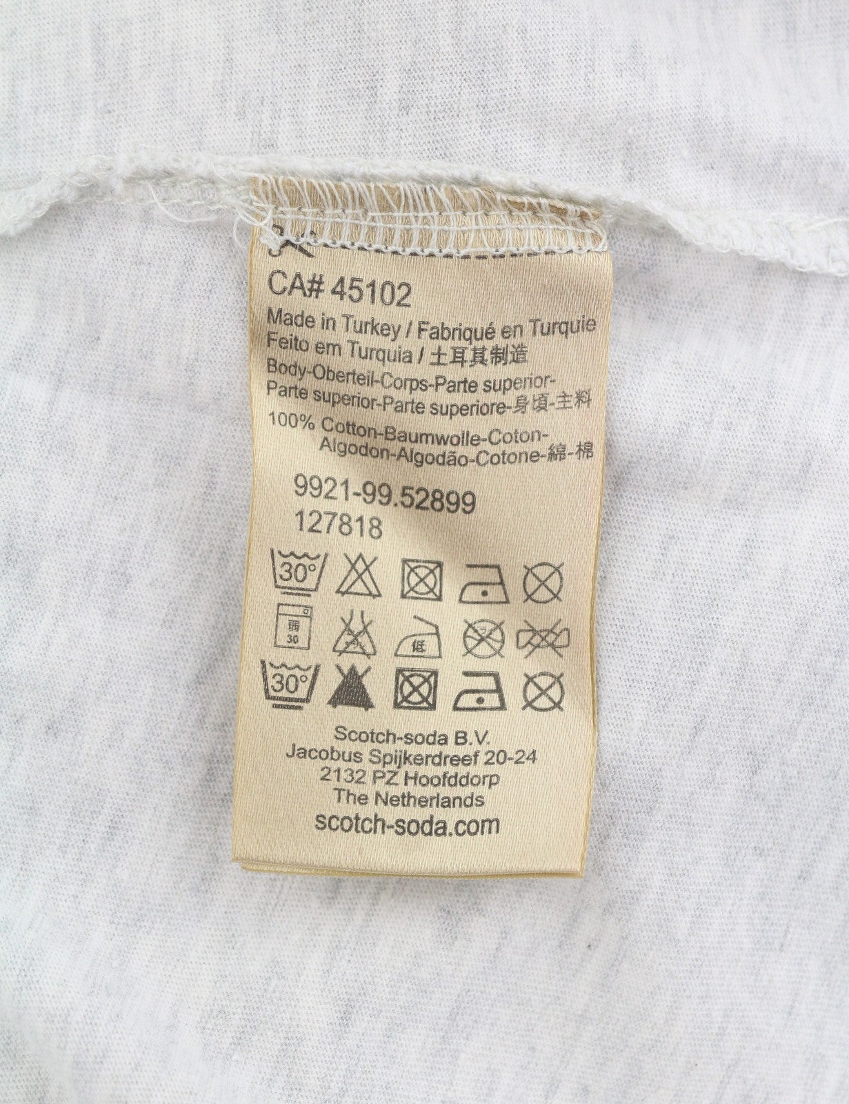 Grey Cotton T-Shirt