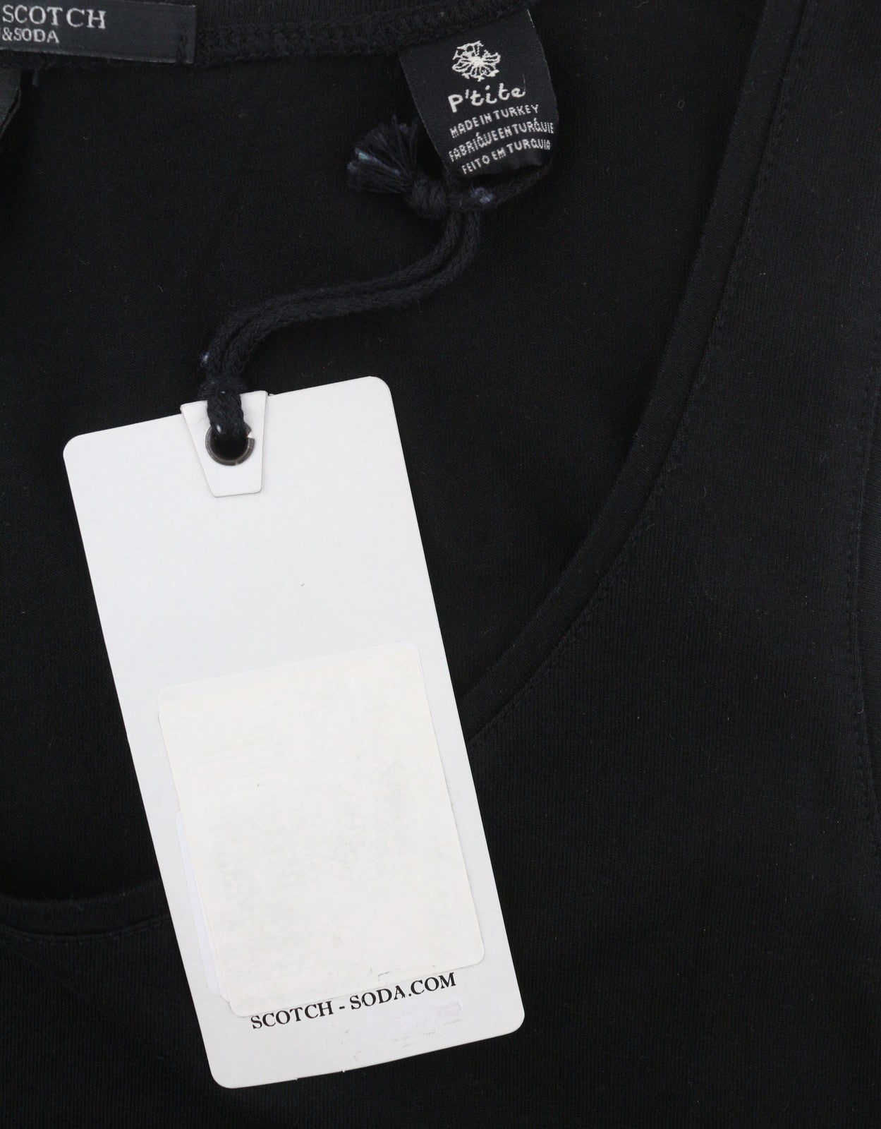 Black Cotton T-Shirt