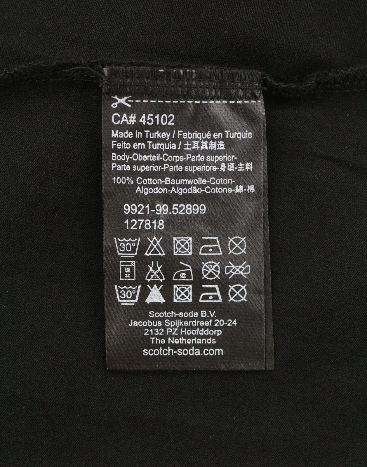 Black Cotton T-Shirt