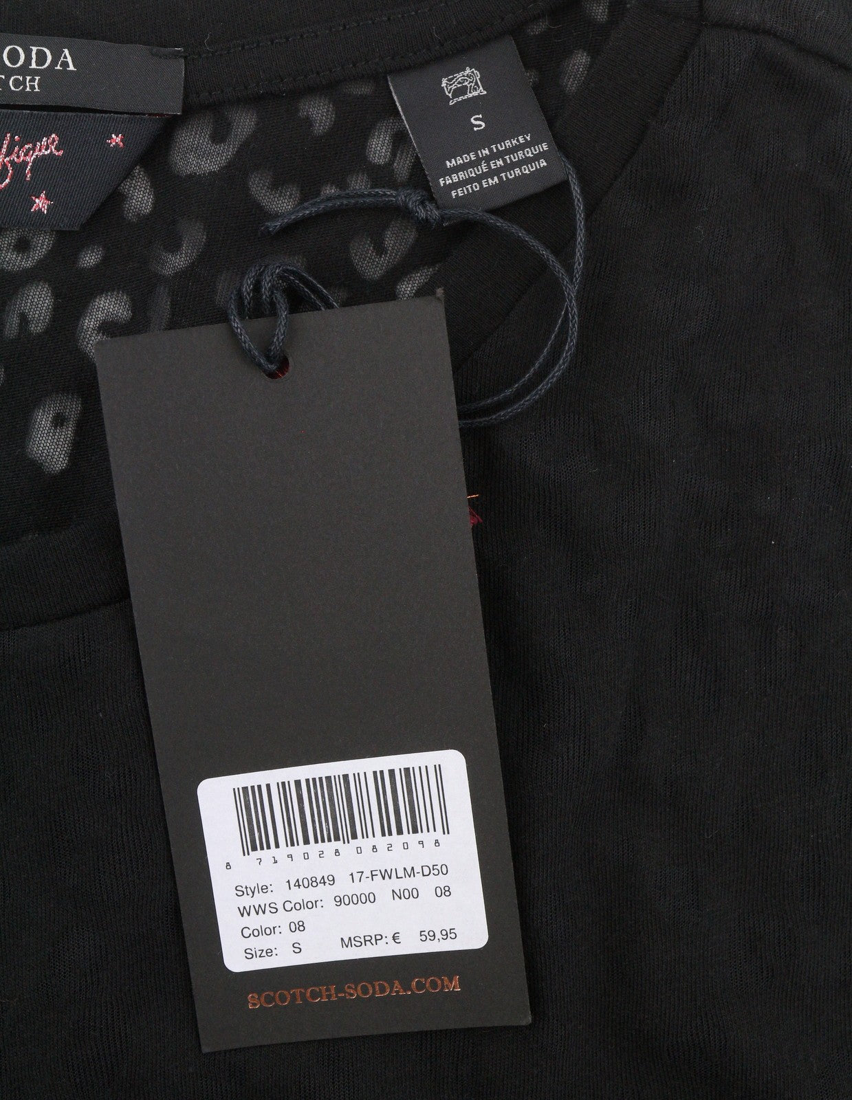Black Cotton T-Shirt
