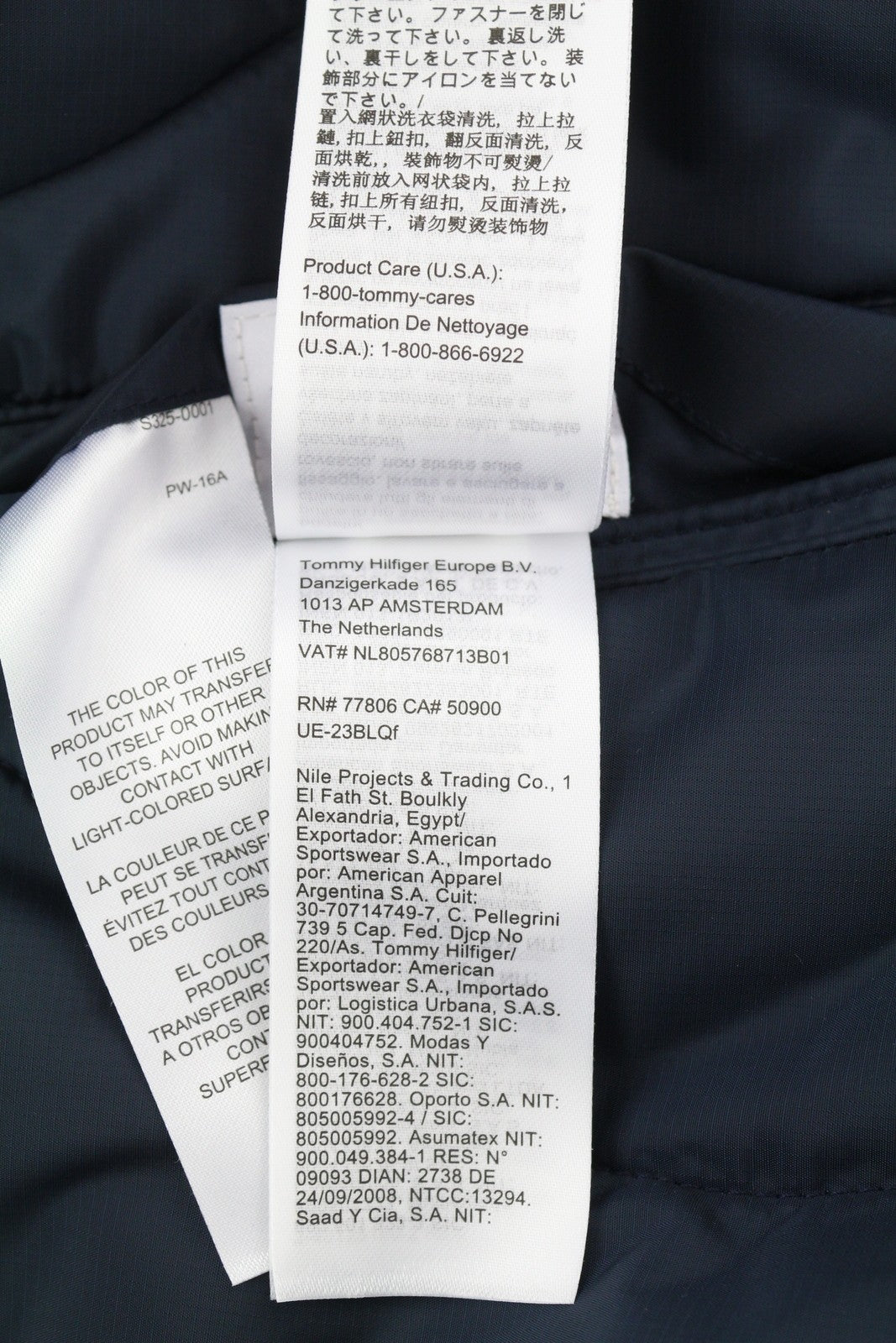 TOMMY HILFIGER dvipusė dygsniuota vyriška striukė M mėlyna dygsniuota gobtuvu užtrauktuku RRP 239 € 