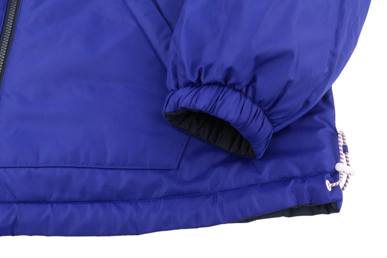 TOMMY HILFIGER dvipusė dygsniuota vyriška striukė M mėlyna dygsniuota gobtuvu užtrauktuku RRP 239 € 