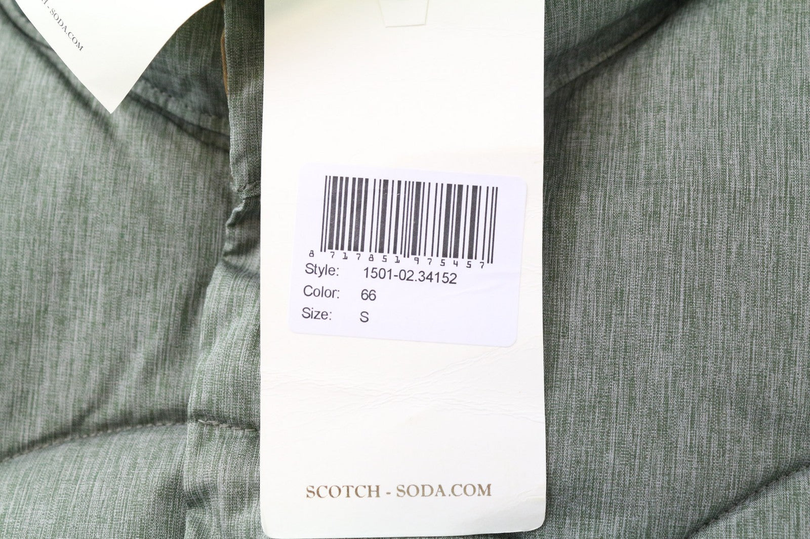 SCOTCH &amp; SODA Ams Couture vyriška liemenė S, žalia, paminkštinta, dvipusė, raštuota 