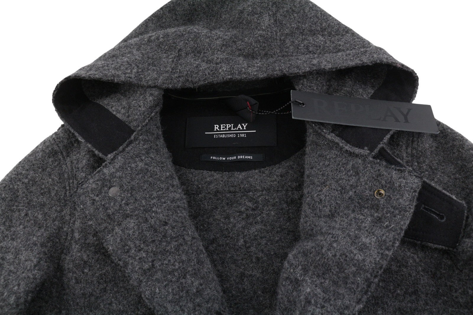 Grey Wool Coat