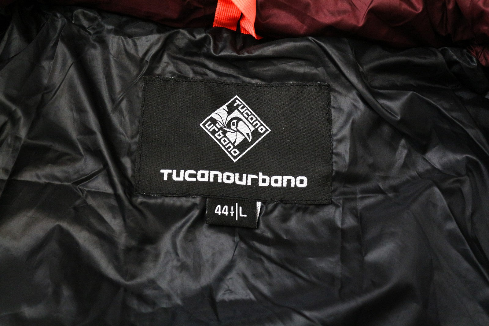 TUCANO URBANO Furbet moteriška raudona L dydžio vėjui nelaidi ir vandeniui atspari motociklininko striukė su gobtuvu 