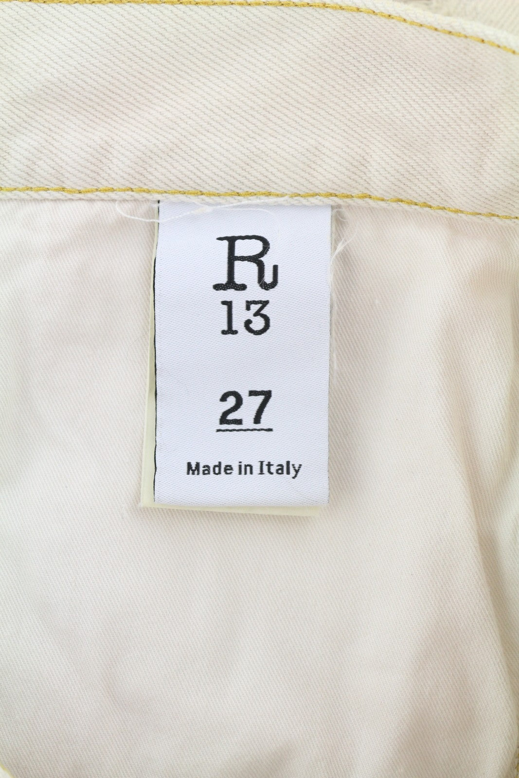 R13 Boyfriend moteriški džinsai, 27 dydis, šviesiai rožinės spalvos, su įplyšusiais lopais, su nešvariu įvaizdžiu ant kulkšnies. 