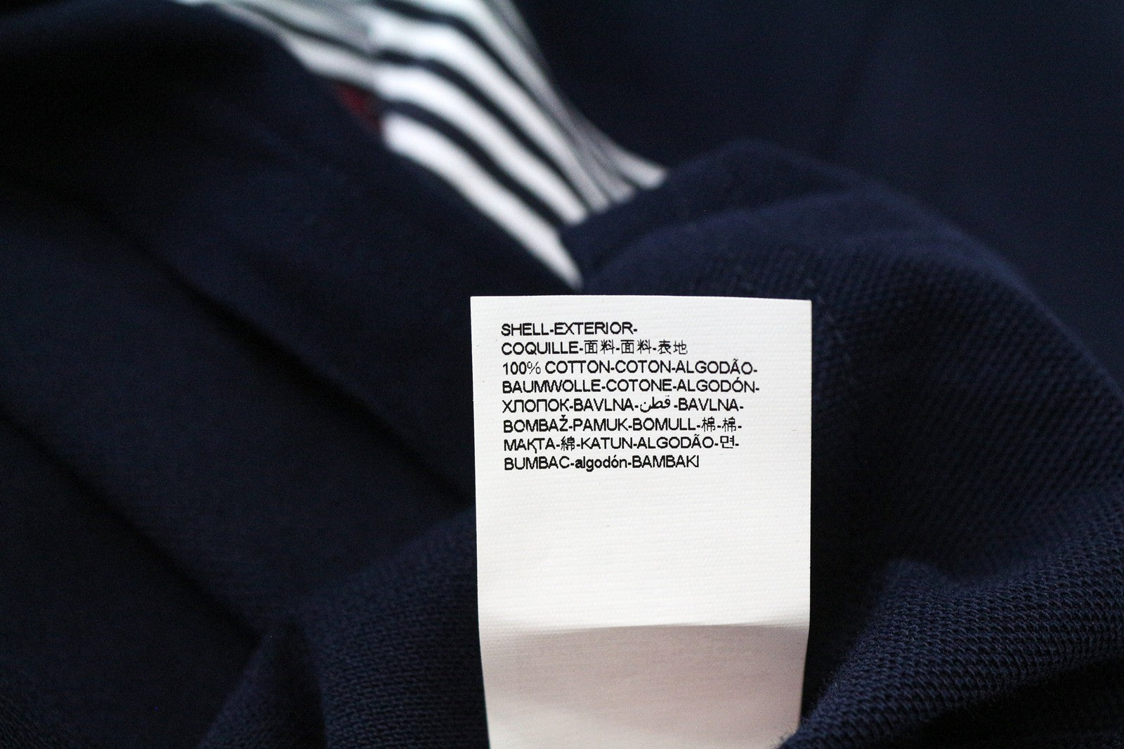 DESIGUAL Tepit vyriški polo marškinėliai L dydžio, tamsiai mėlyni, medvilniniai, ilgomis rankovėmis, raštuoti laisvalaikio drabužiai 