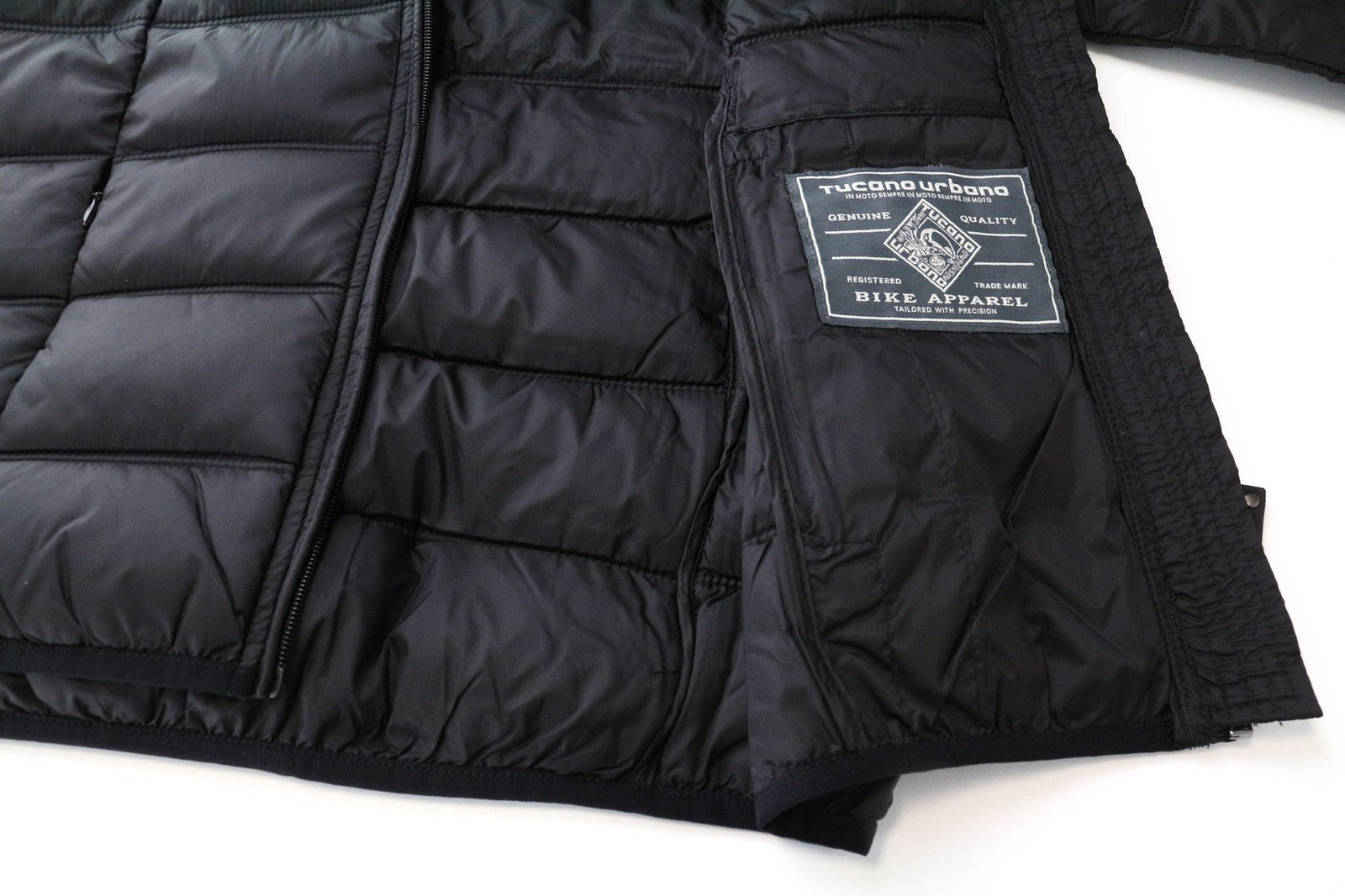 TUCANO URBANO Low Dan moteriška IT38 juoda, vandeniui atspari, kvėpuojanti motociklininko striukė 