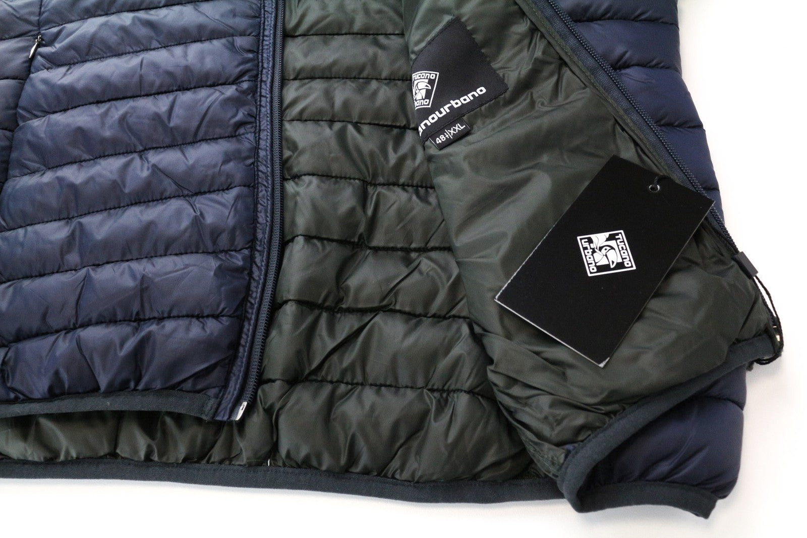 TUCANO URBANO Lot Pack moteriška 2XL mėlyna vėjui nepralaidi striukė su užtrauktuku, kvėpuojanti 