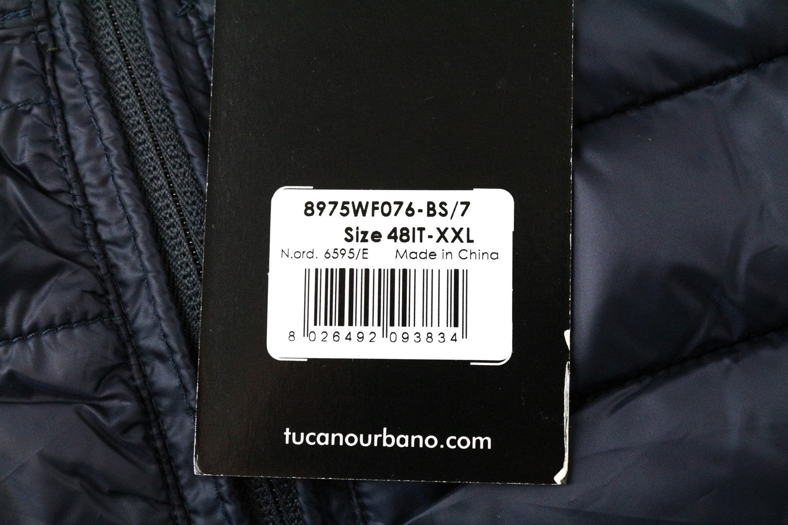 TUCANO URBANO Lot Pack moteriška 2XL mėlyna vėjui nepralaidi striukė su užtrauktuku, kvėpuojanti 