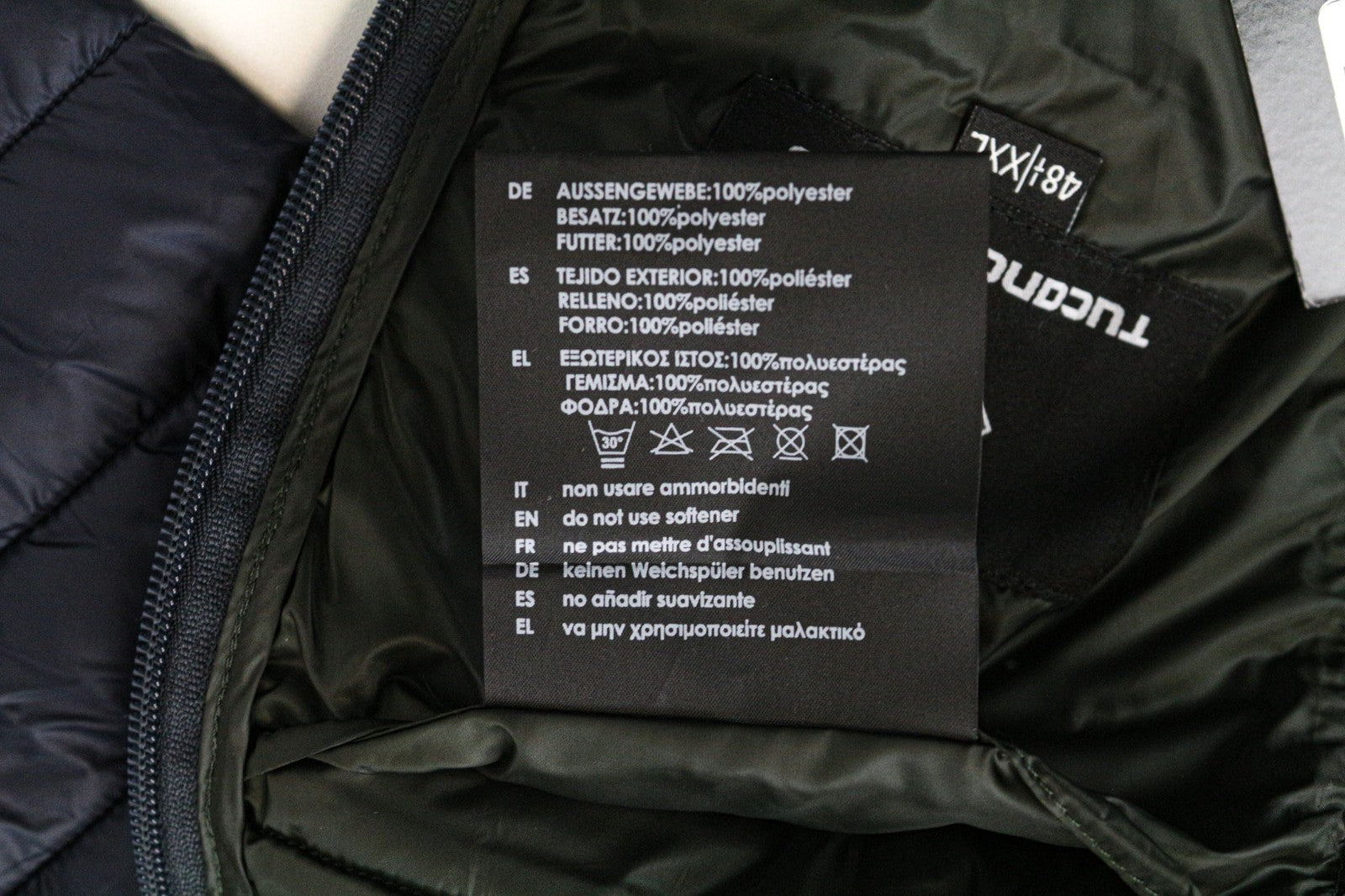 TUCANO URBANO Lot Pack moteriška 2XL mėlyna vėjui nepralaidi striukė su užtrauktuku, kvėpuojanti 