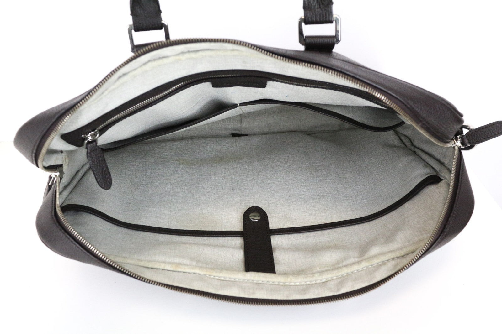 „SUITSUPPLY“ vyriška ruda veršiuko odos OS laisvalaikio kelioninė kuprinė su detalėmis 