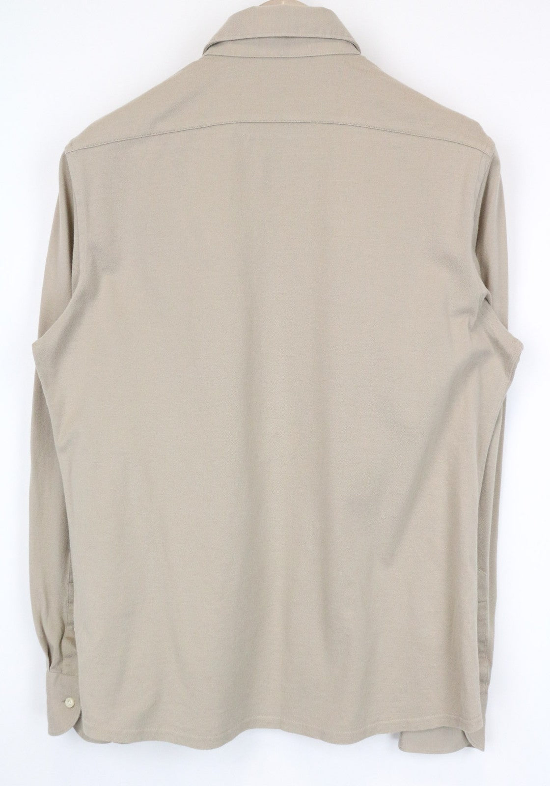 SUITSUPPLY vyriški smėlio spalvos polo marškinėliai 39/15 1/2/40/15 3/4 medvilnė, ypač ploni, pritaikyti 