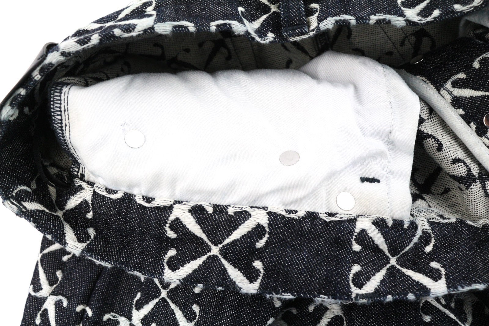 OFF-WHITE c/o VIRGIL ABLOH Men Jeans W33 Arrow Jacquard Straight Blue RRP£1090